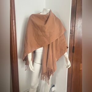 Source Unknown Tan Scarf Wrap